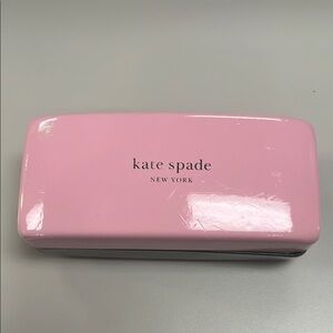 Kate Spade Green & Pink Eyeglass /Sunglass Large Case preowned